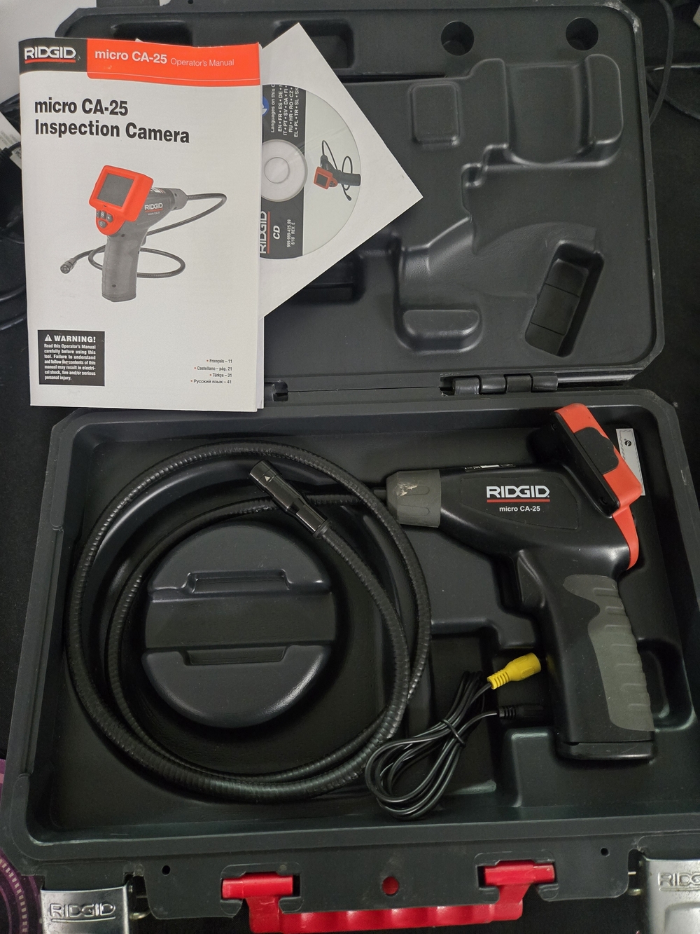 Micro CA-25 Inspection Camera - Black & Red